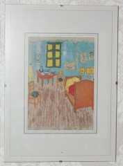 974_nach Vincent van Gogh - Vincents Schlafzimmer